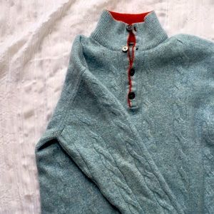 VINTAGE | Cable Knit Cashmere Blend Sweater